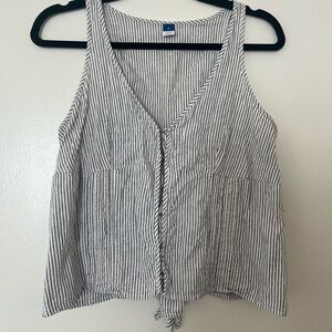 Old Navy Front-Clasp Top - Size Medium